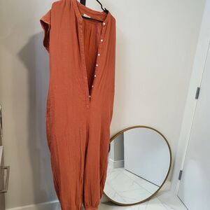 Outerknown Rust Jumpsuit